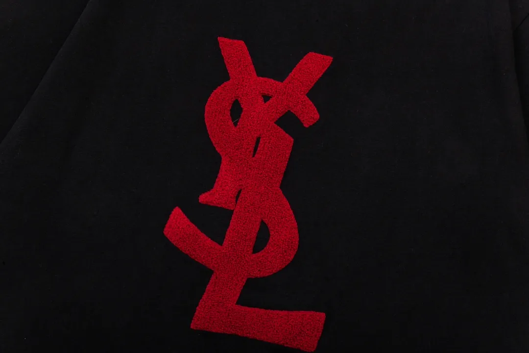 Saint Laurent Paris 23SS logo T ， 260 os Same Style ， ：XP 6324 ：Black Size：XS S M L